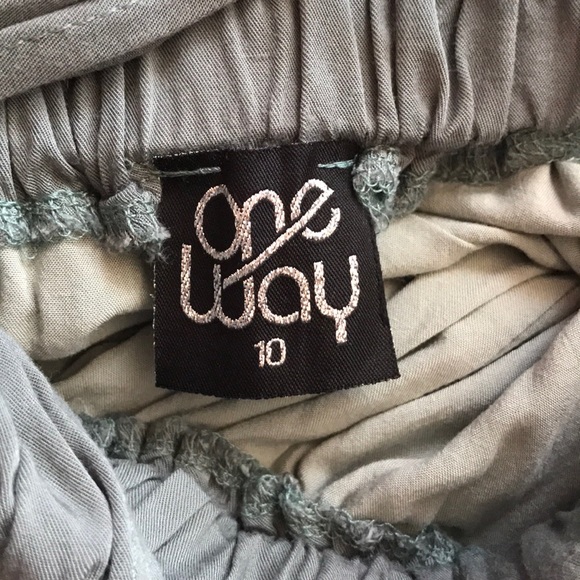 LF One Way Wrap Around Blue Romper - Picture 5 of 5